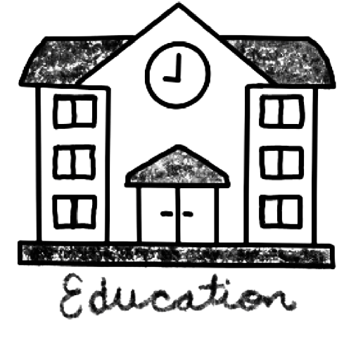 An illustration of a schoolhouse.