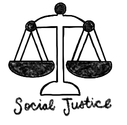 An illustration of justice scales.